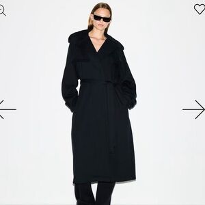 SKIMS Boyfriend Fleece Oversized Trench Coat